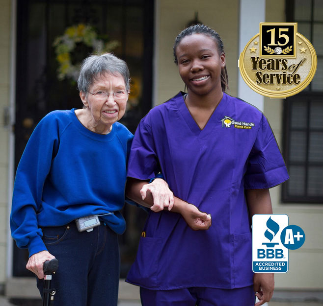 home care for memphis with client