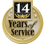 14 years of service