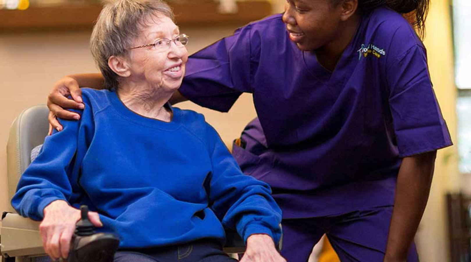 hero banner for good hands home care